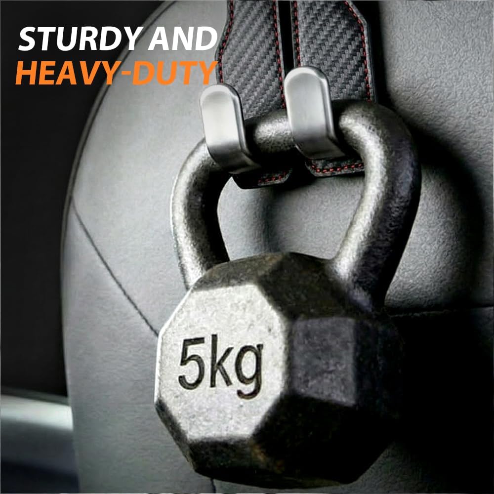 Car seat back double storage hook, 2 pcs — view 8