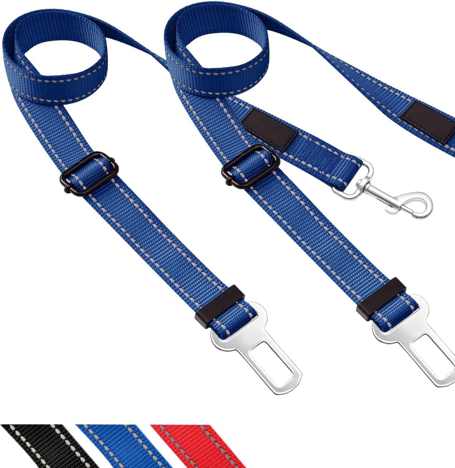 Dog and cat car seat belts 2 pack — view 2