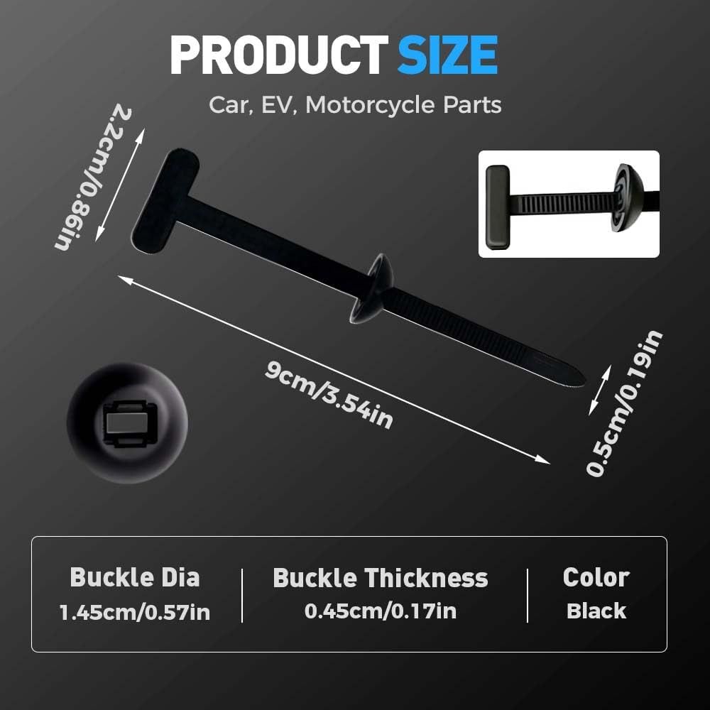Nylon Universal Cable Tie Buckle — view 3