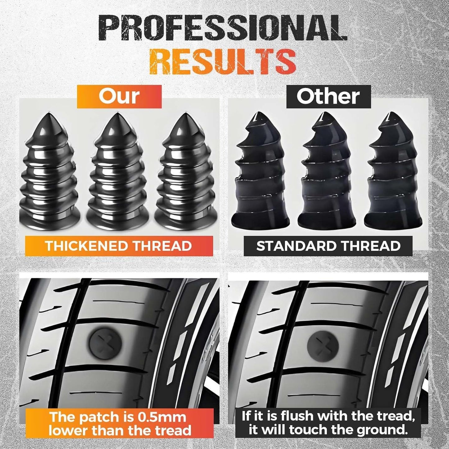 Tyre Repair Rubber Nails Kit with 2 — view 4