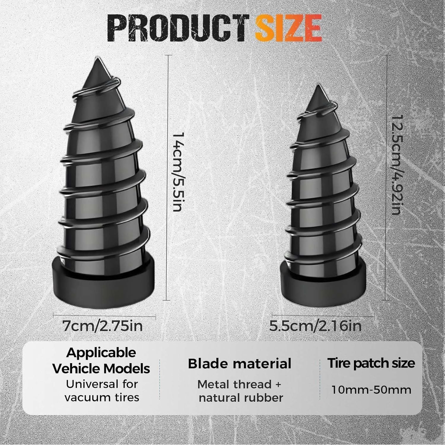 Tyre Repair Rubber Nails Kit with 2 — view 6