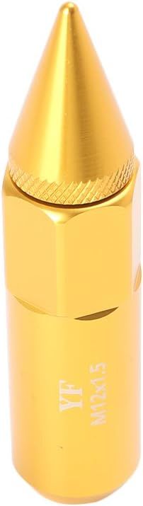 20Pcs Gold M12X1.5 60mm Extended Tuner Cap — view 7