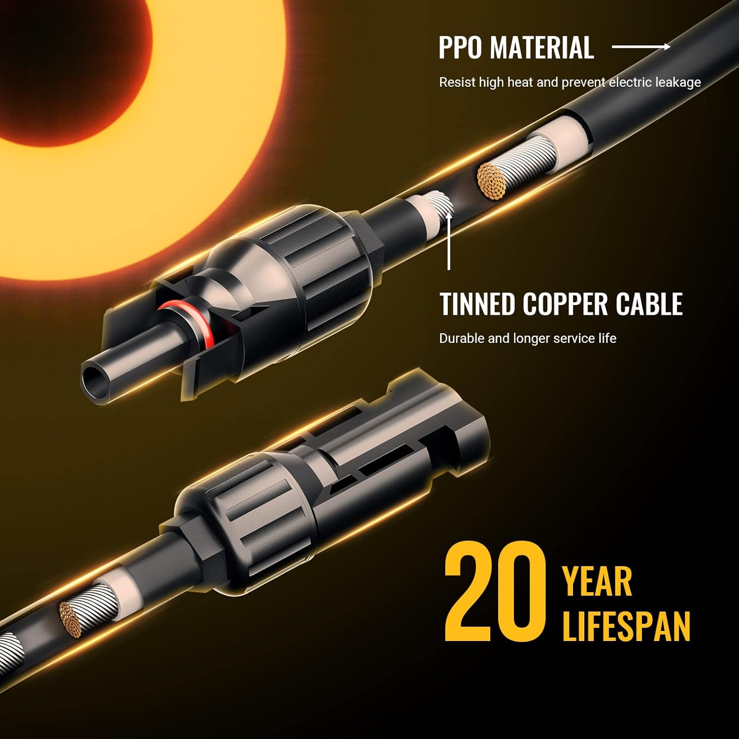 Solar Connectors Y Branch Parallel Adapter — view 4