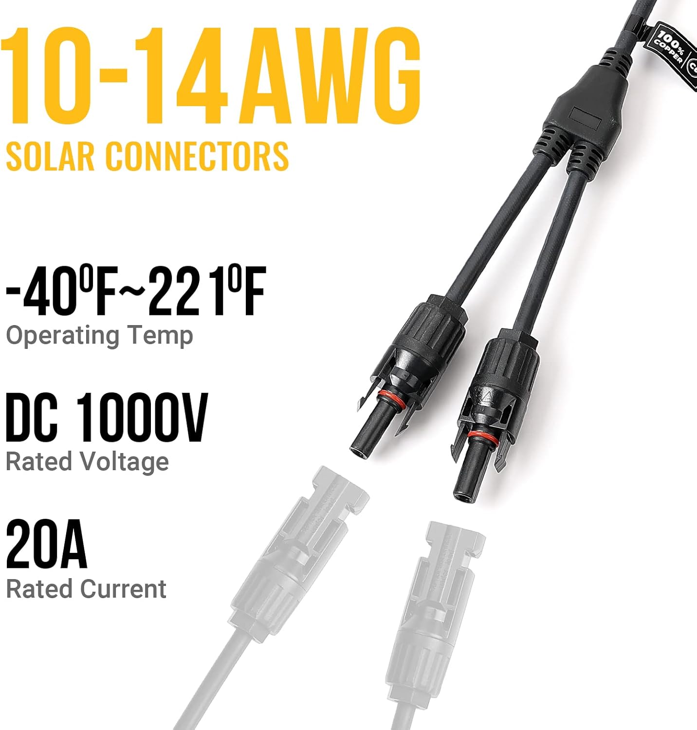 Solar Connectors Y Branch Parallel Adapter — view 7