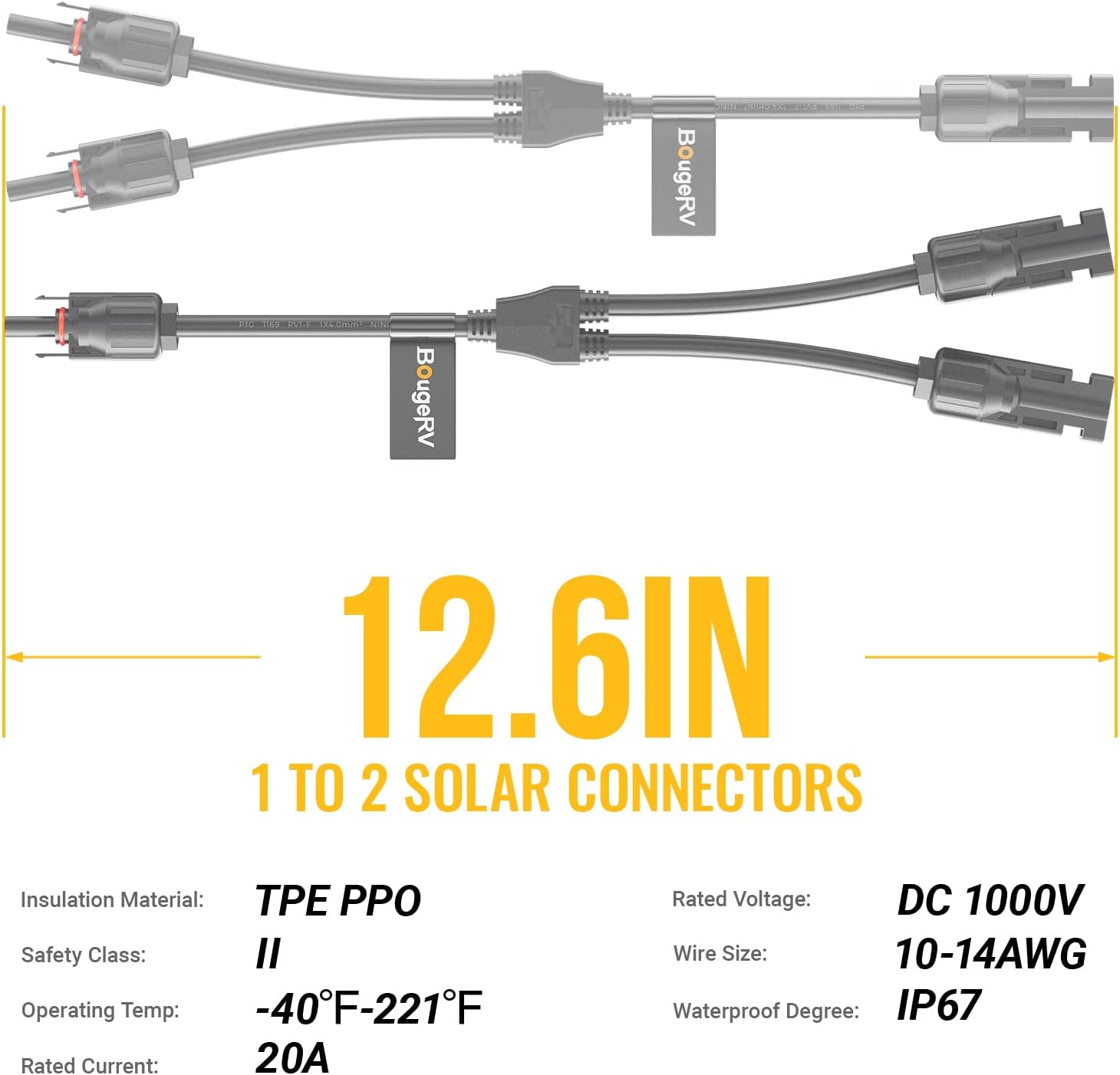 Solar Connectors Y Branch Parallel Adapter — view 8