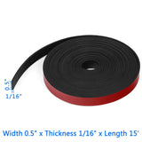 Adhesive Solid Rubber Strips, 1/2 Wide — view 3