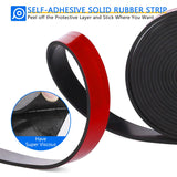 Adhesive Solid Rubber Strips, 1/2 Wide — view 4