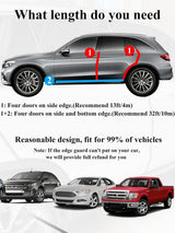 32Ft(10M) Door Edge Guard Black Car — view 7