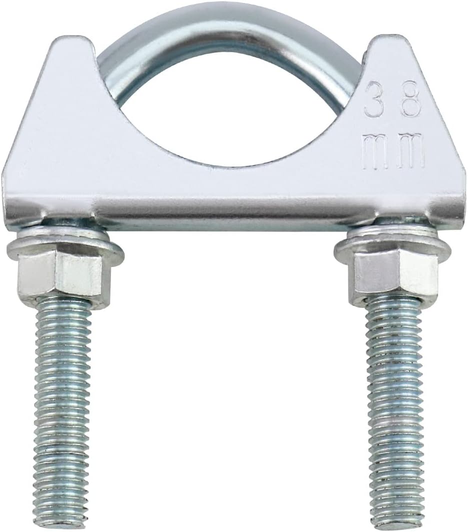 U-bolt stainless steel exhaust clamp 2 pack — view 4