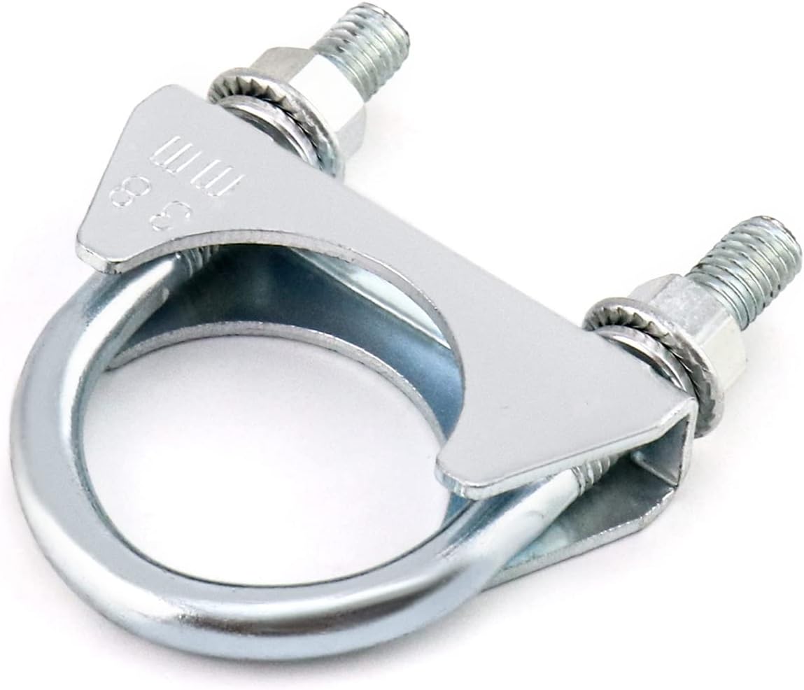 U-bolt stainless steel exhaust clamp 2 pack — view 5