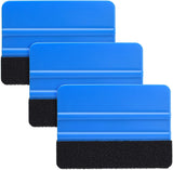 Durable Black Felt Edge Vinyl Squeegee — view 2