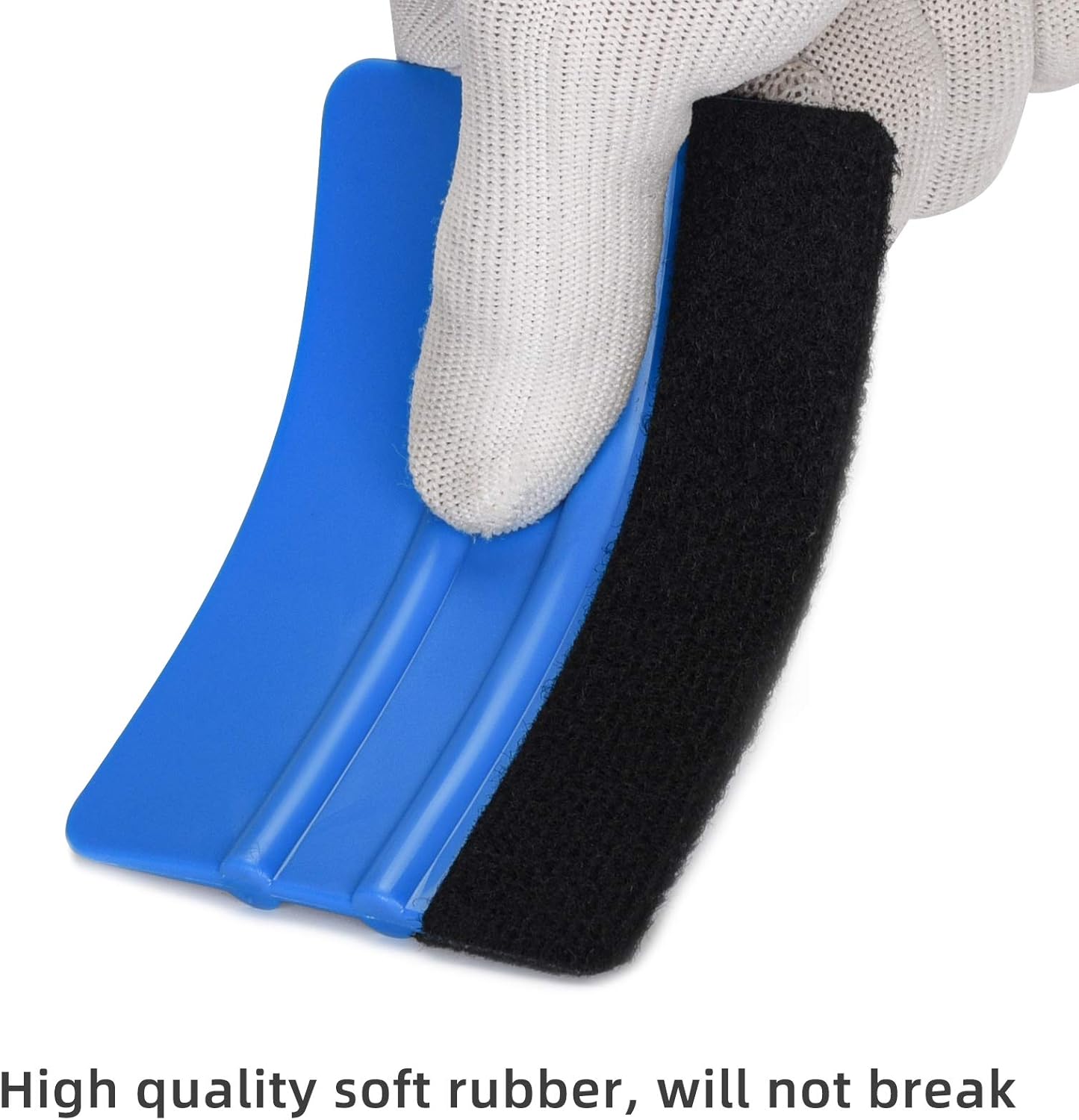 Durable Black Felt Edge Vinyl Squeegee — view 5