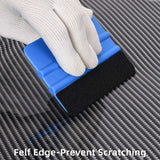 Durable Black Felt Edge Vinyl Squeegee — view 6