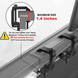 Heavy duty camper shell truck topper clamps — view 4
