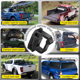 Heavy duty camper shell truck topper clamps — view 9