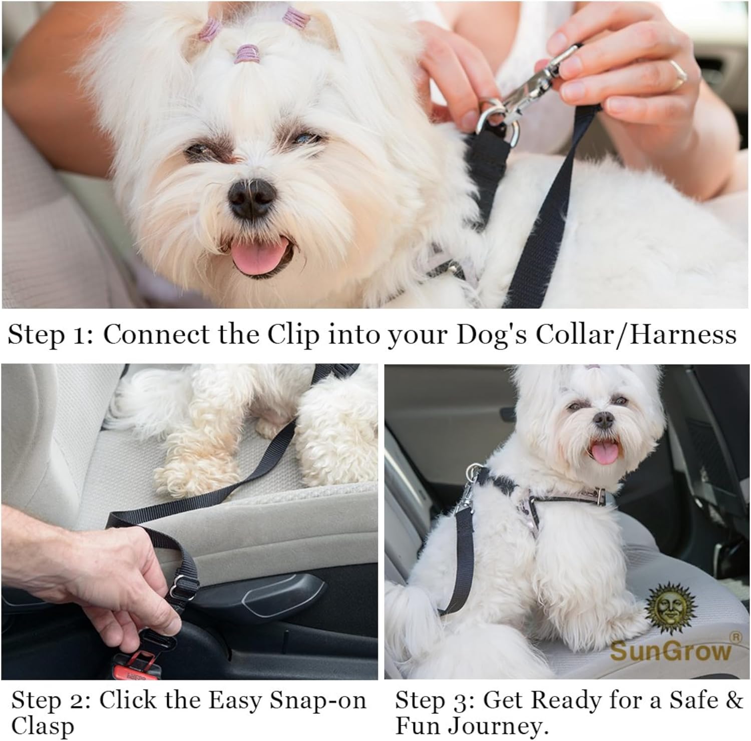 Dog Seat Belt for Car, Adjustable — view 7