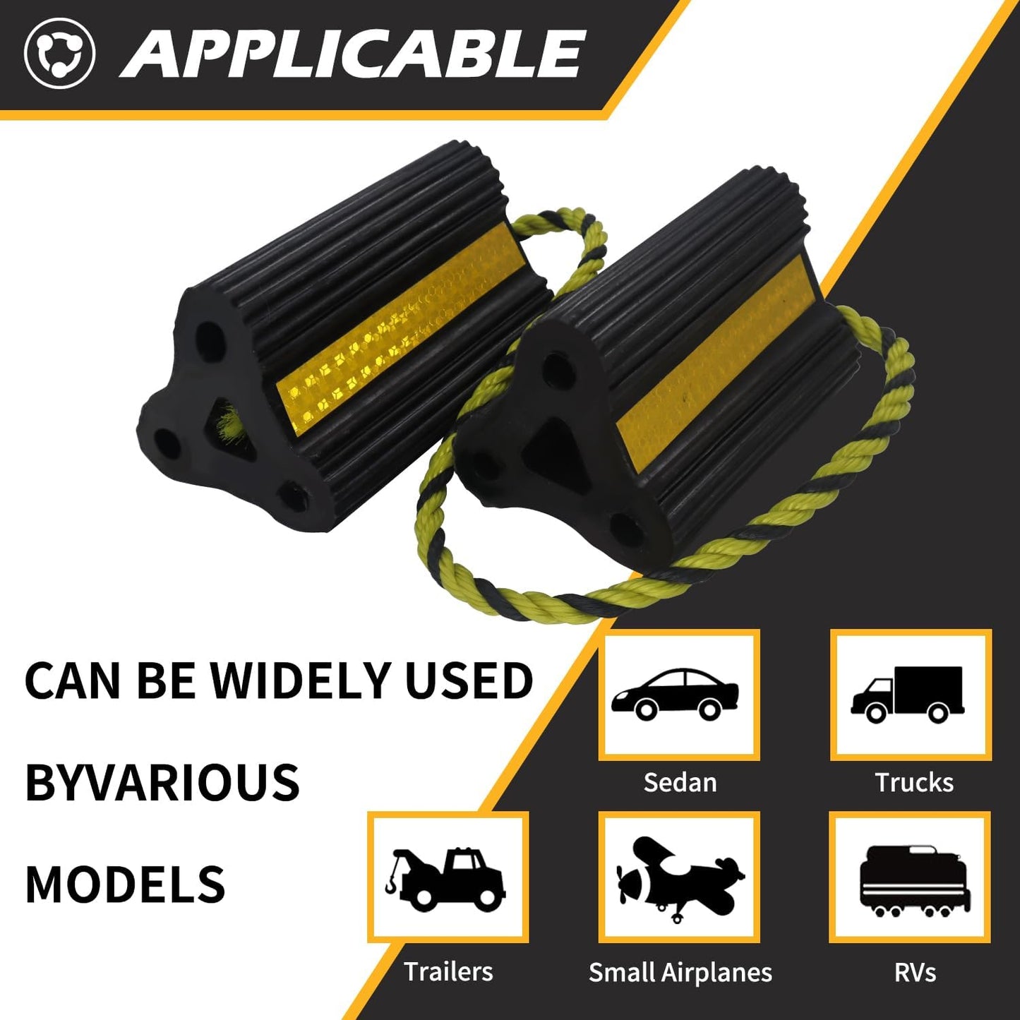 Wheel Chocks for RV Trailer Camper — view 5