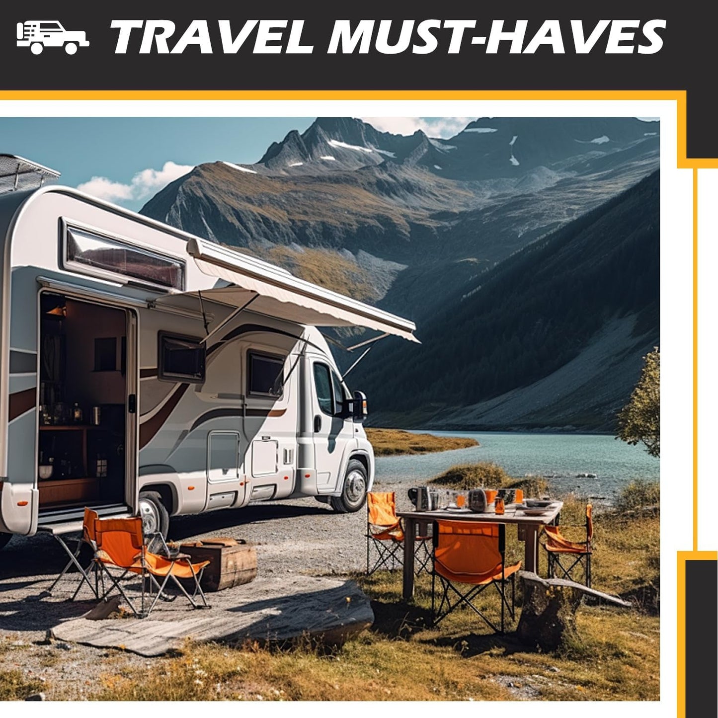 Wheel Chocks for RV Trailer Camper — view 8