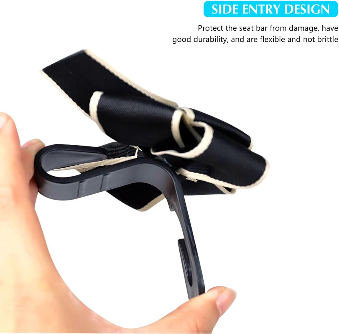 2PCS Car Seat Headrest Hooks, Cute — view 4