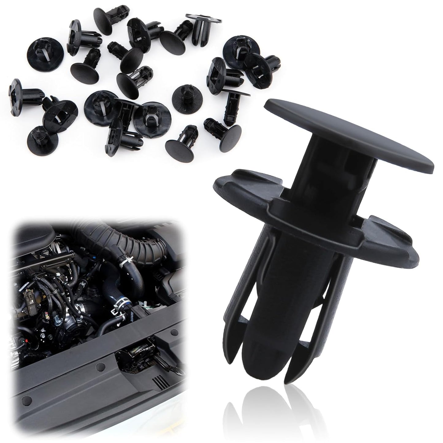 Fender liner retainer clips Hyundai Kia 20 pack — view 2