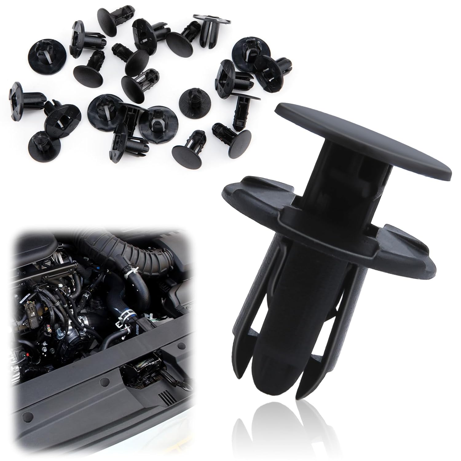 Fender liner retainer clips Hyundai Kia 20 pack — view 2