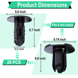 Fender liner retainer clips Hyundai Kia 20 pack — view 3