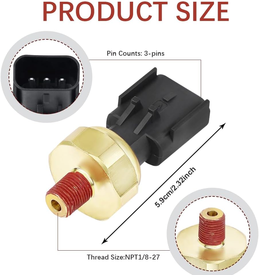 Engine Oil Pressure Sensor Switch, Oil — view 3