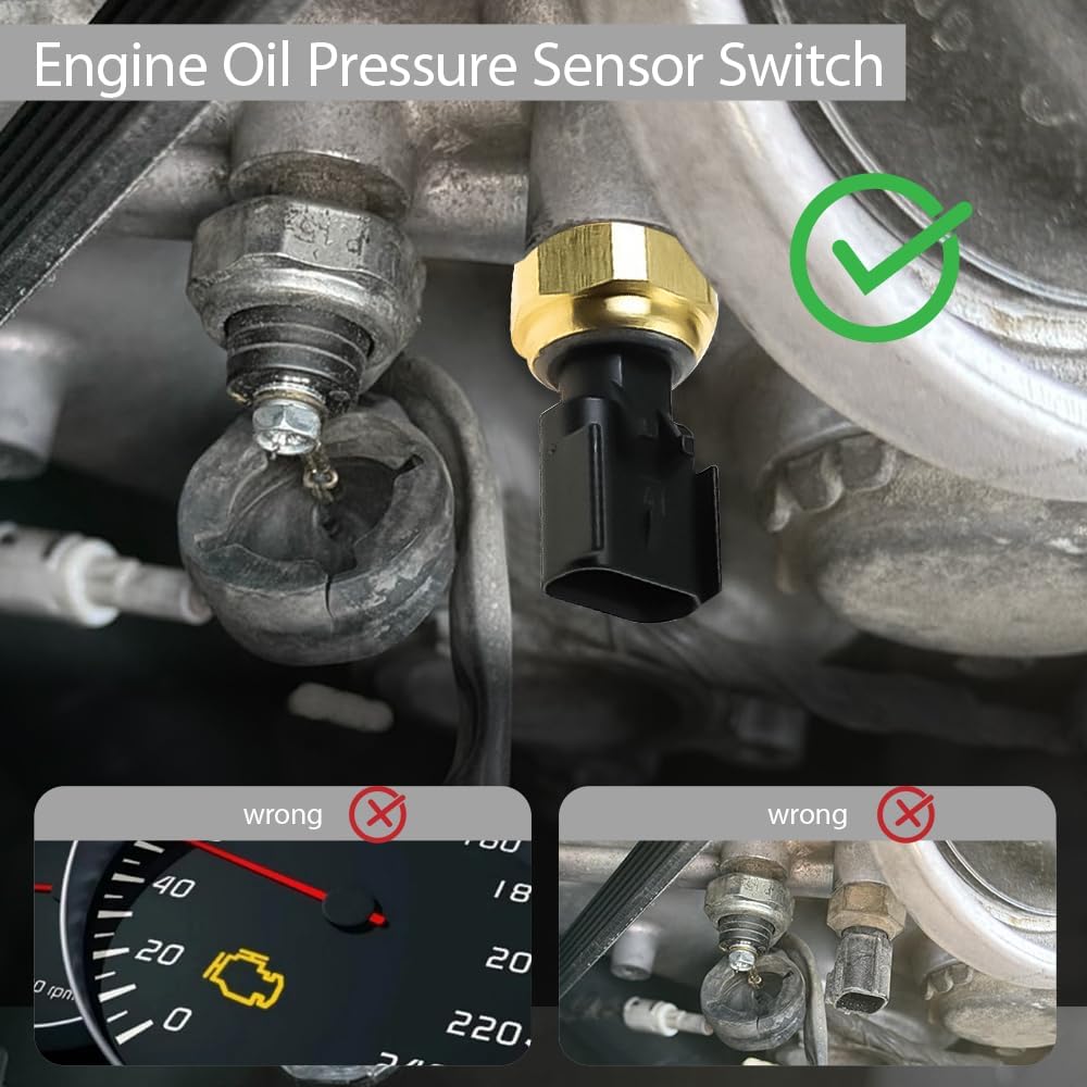 Engine Oil Pressure Sensor Switch, Oil — view 6