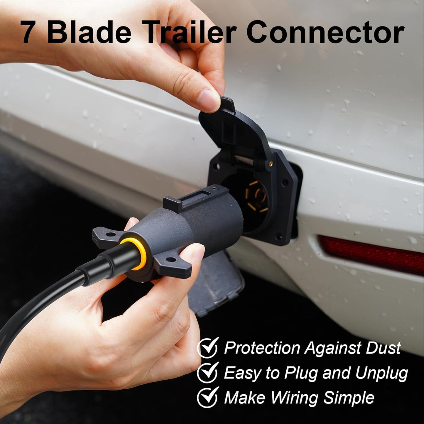 7 Way Trailer Plug (2 Pack), — view 6
