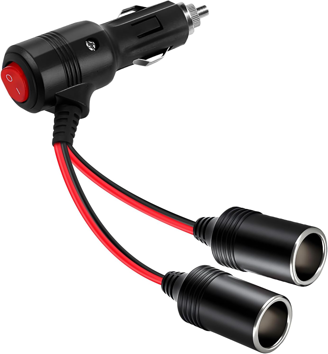 Car Cigarette Lighter Splitter,2-Socket Cigarette Lighter — view 2