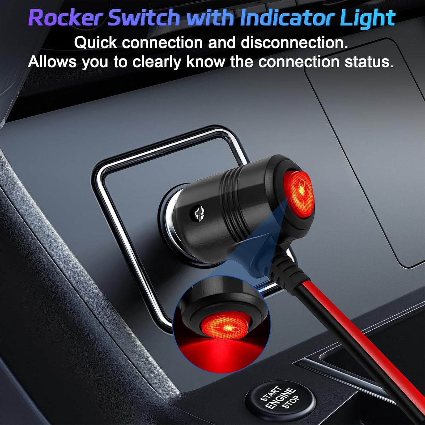 Car Cigarette Lighter Splitter,2-Socket Cigarette Lighter — view 4