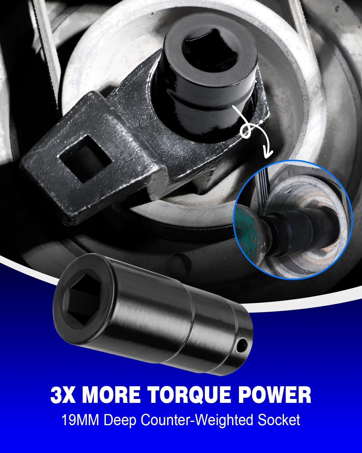 19 mm Harmonic Balancer Socket — view 7