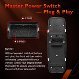 Master Power Window Switch Driver Side — view 5