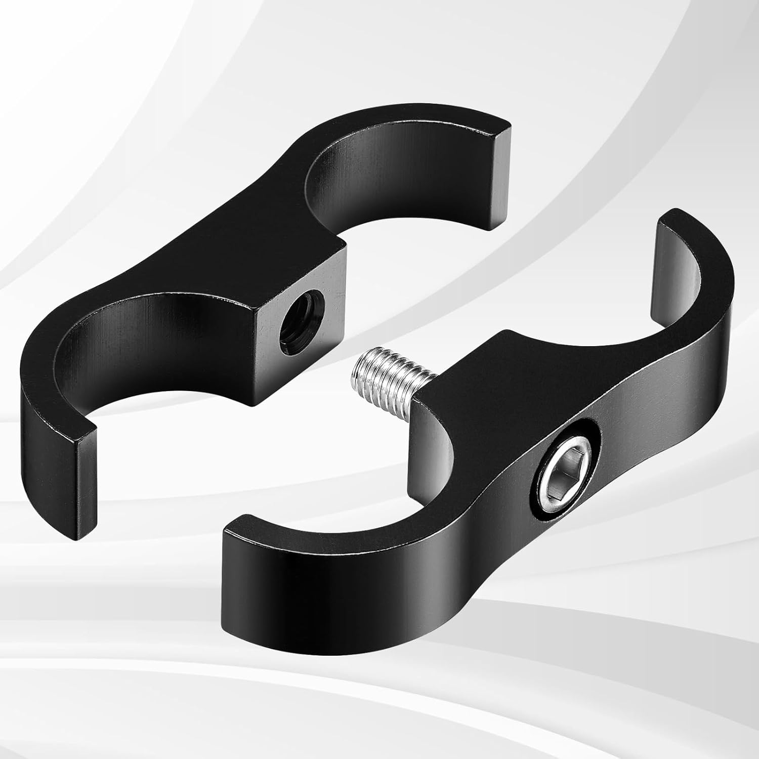 -12AN Hose Separator Clamp - Fuel — view 7
