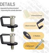 2 Pack Door Striker Bolts Set — view 5