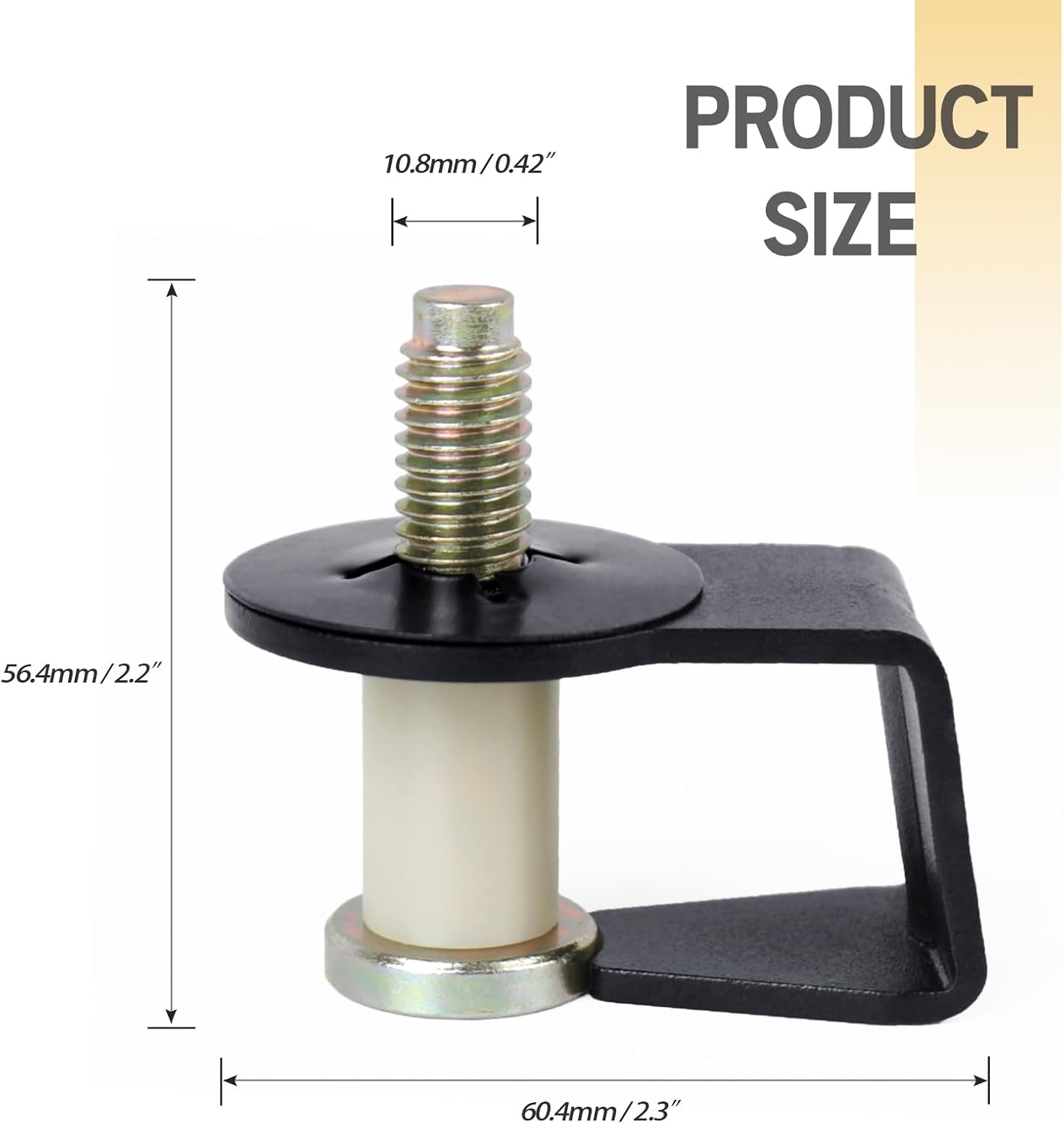 2 Pack Door Striker Bolts Set — view 8