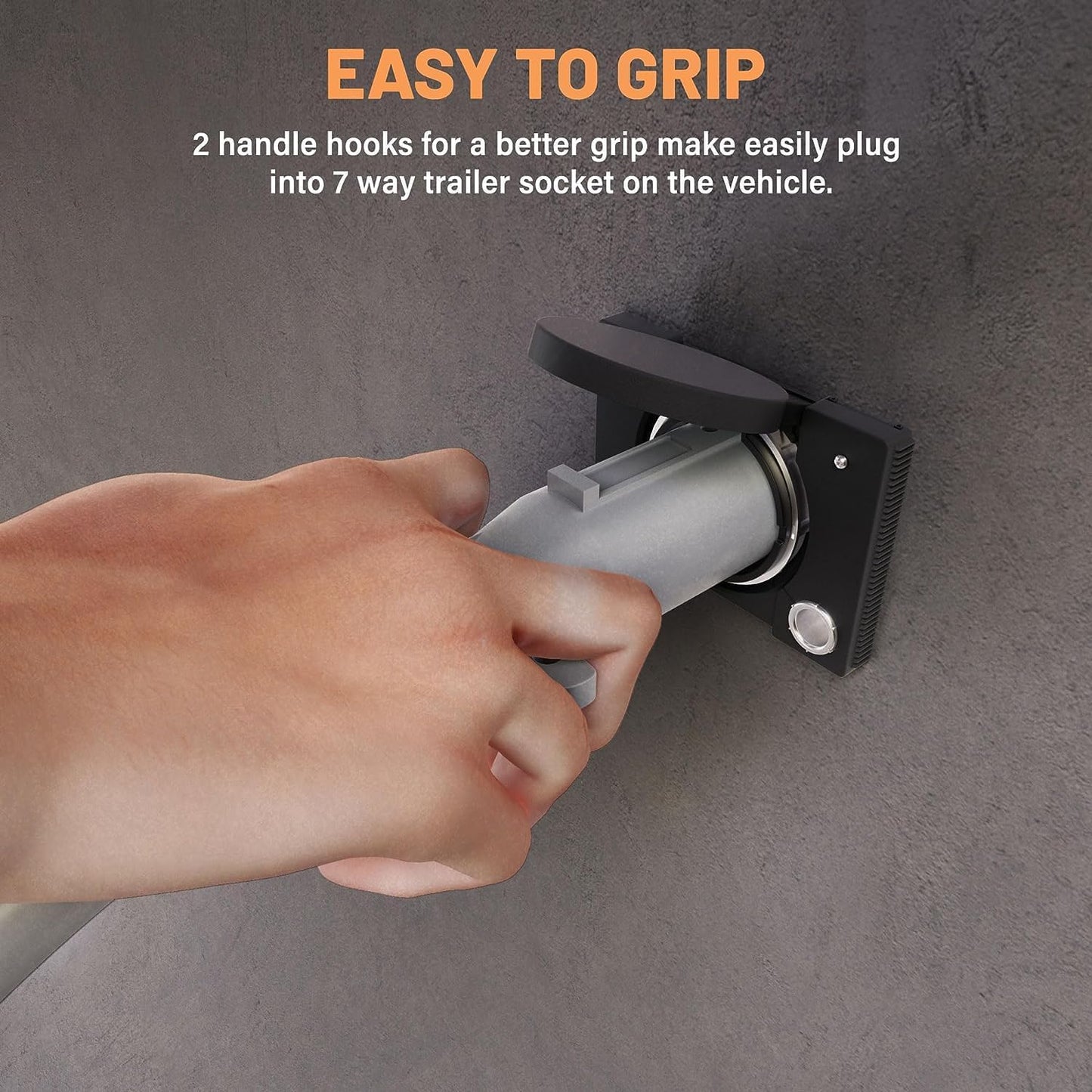 RV 7 pin trailer plug waterproof 2 pack — view 5