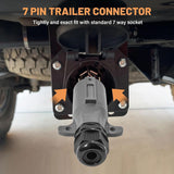 RV 7 pin trailer plug waterproof 2 pack — view 6