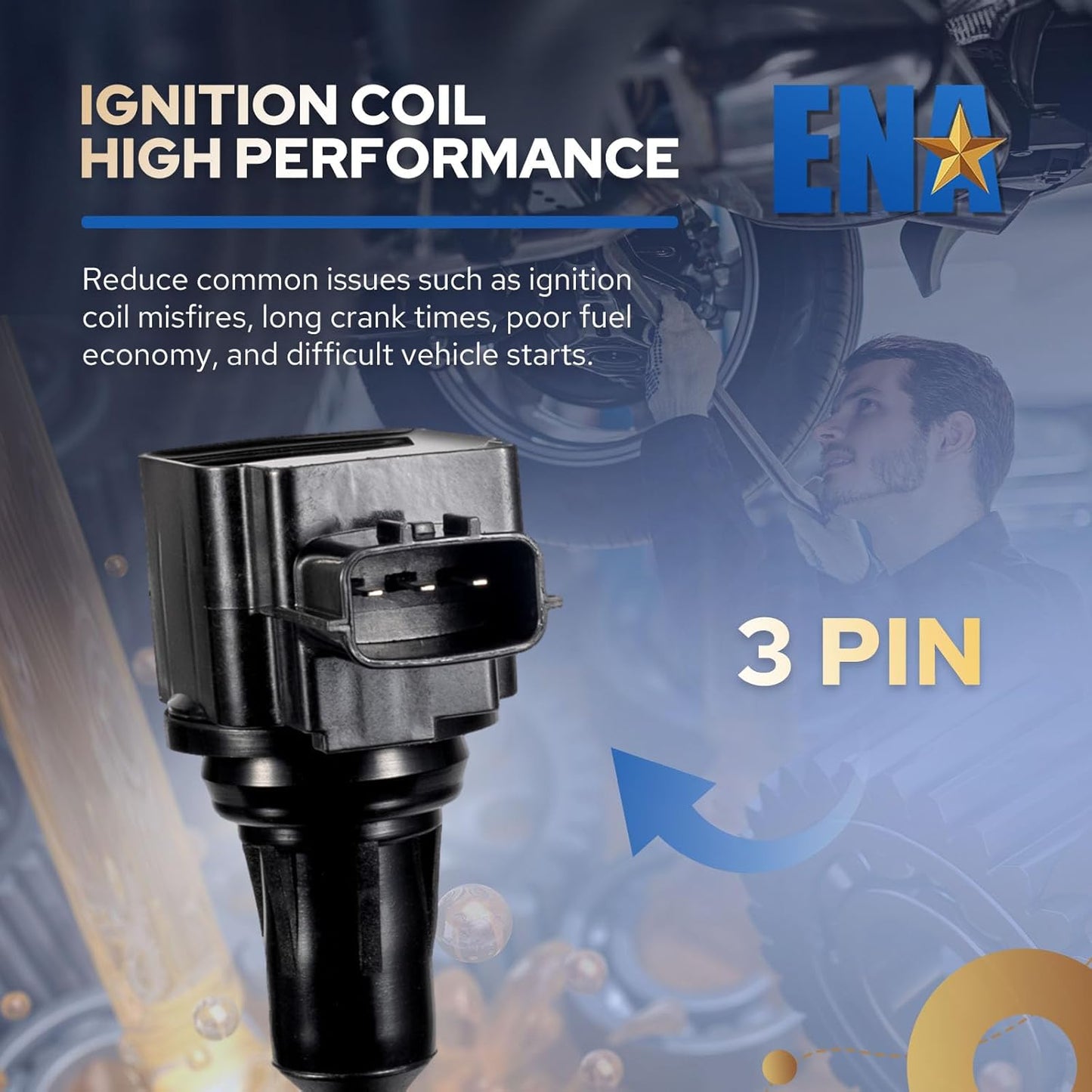 Nissan Altima ignition coil pack set of 4 — view 5