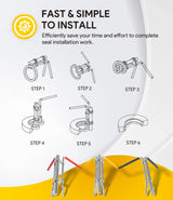 Hydraulic seal installation tool kit 3 pack — view 6