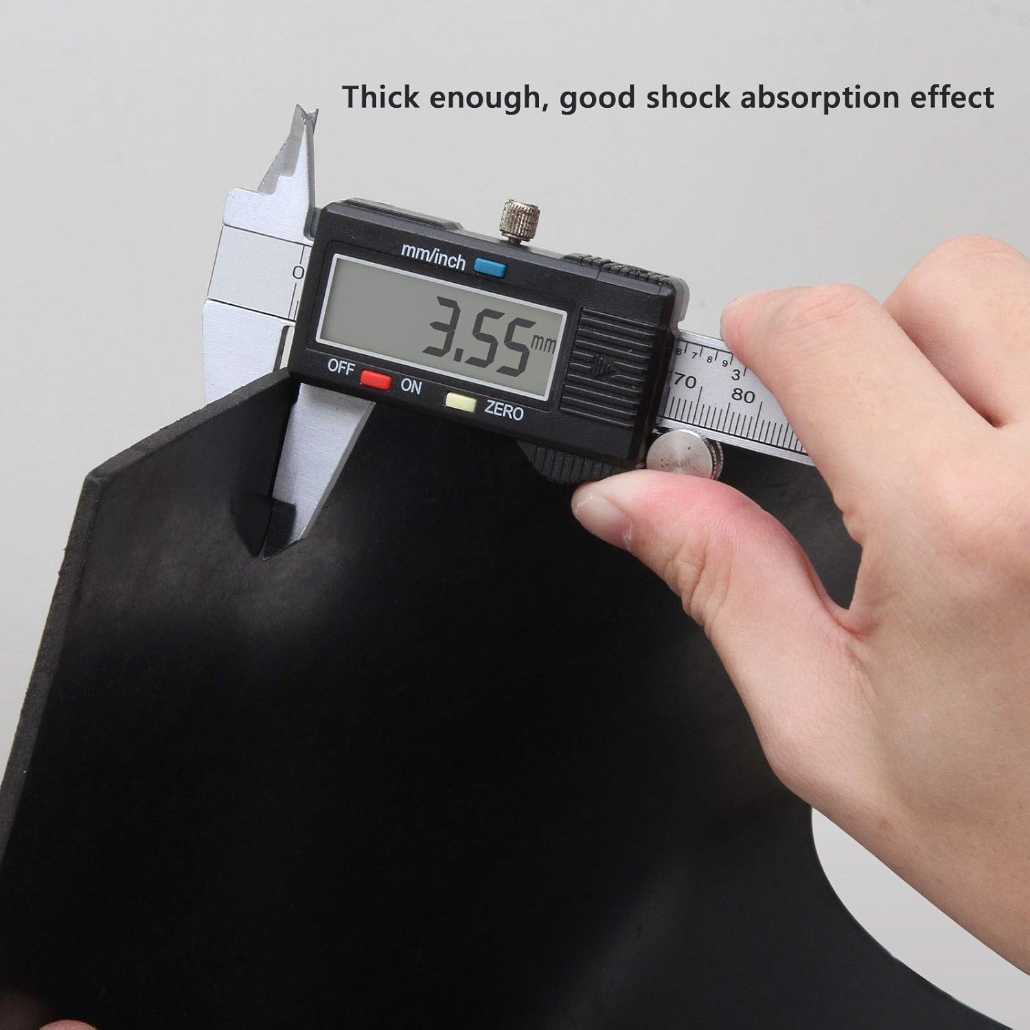 Neoprene rubber sheet 1/8 inch black — view 3