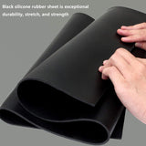 Neoprene rubber sheet 1/8 inch black — view 4