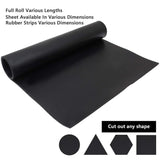 Neoprene rubber sheet 1/8 inch black — view 6