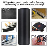 Neoprene rubber sheet 1/8 inch black — view 8