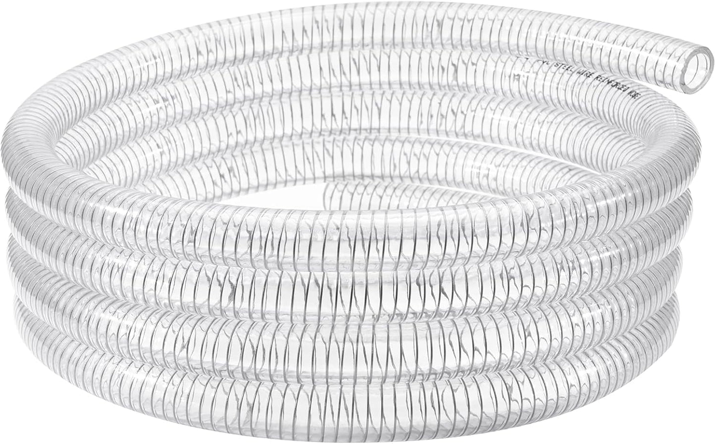 Wire reinforced suction hose 1 inch 10ft — view 2