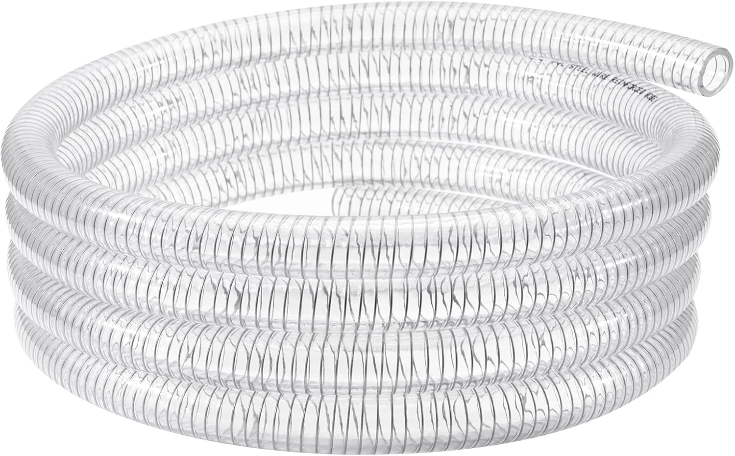 Wire reinforced suction hose 1 inch 10ft — view 2