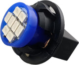 T10 194 168 dash LED bulbs 10 pack blue — view 6