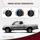 Toyota Tundra AC knobs 3 pack — view 3