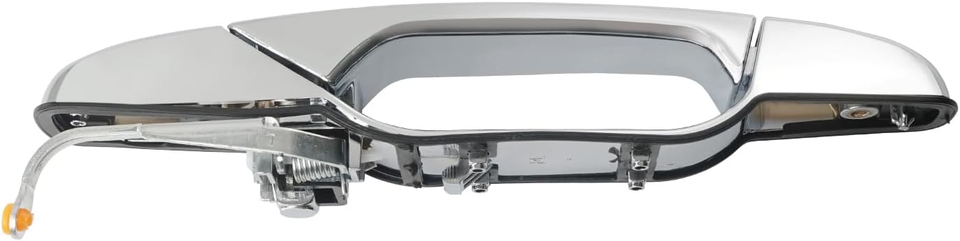 Chevy Silverado rear left chrome door handle — view 8