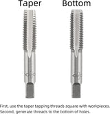 M10 x 1.5 metric hand tap pair — view 3
